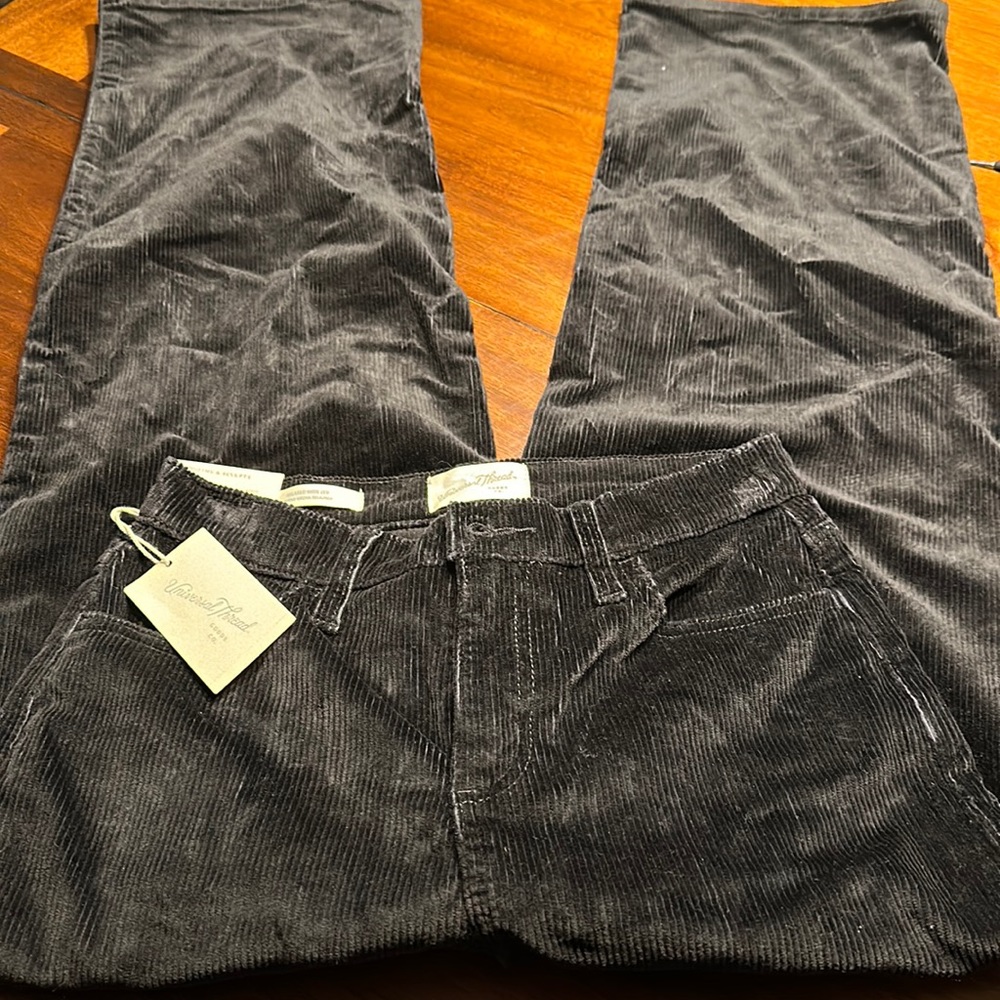 NWT - High Rise Corduroy Wide Leg Jeans